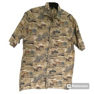 AOP Safari Button Down Shirt